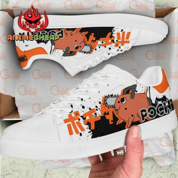 Pochita Skate Shoes Custom Chainsaw Man Anime Sneakers 2