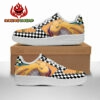 Poke Dragonite Shoes Checkerboard Custom Pokemon Sneakers 6