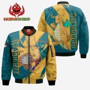 Pokemon Dragonite Hoodie Shirt Anime Zip Jacket 9