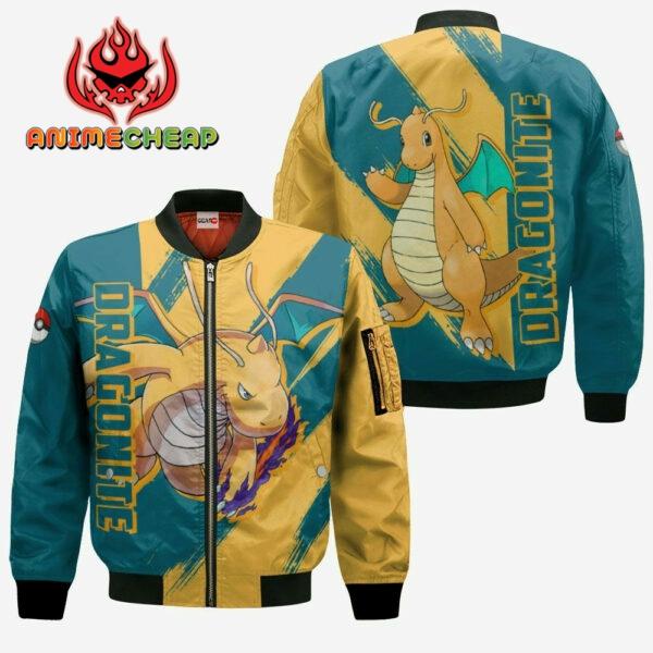 Pokemon Dragonite Hoodie Shirt Anime Zip Jacket 4