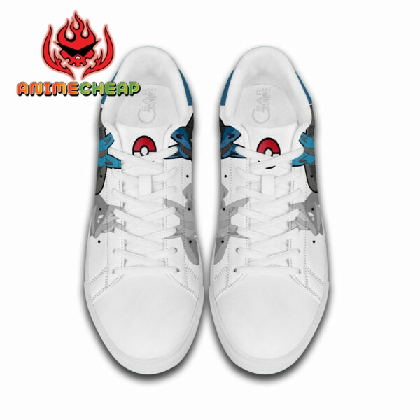 Pokemon Lucario Skate Shoes Custom Anime Sneakers 4