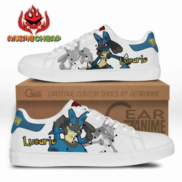 Pokemon Lucario Skate Shoes Custom Anime Sneakers 1