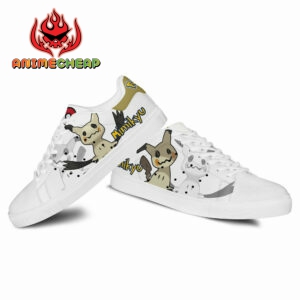 Pokemon Mimikyu Skate Shoes Custom Anime Sneakers 6
