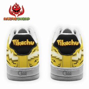 Pokemon Pikachu Thunderbolt Air Shoes Custom Anime Sneakers 5