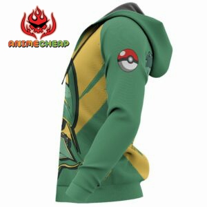 Pokemon Rayquaza Hoodie Shirt Anime Zip Jacket 11