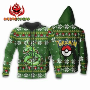 Pokemon Rayquaza Ugly Christmas Sweater Custom Xmas Gift 8