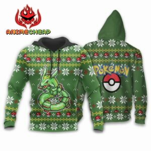 Pokemon Rayquaza Ugly Christmas Sweater Custom Xmas Gift 9
