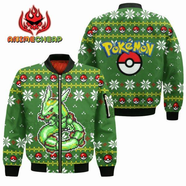 Pokemon Rayquaza Ugly Christmas Sweater Custom Xmas Gift 4