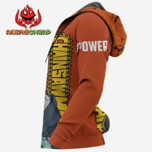 Power Hoodie Custom Chainsaw Man Anime Merch Clothes 11
