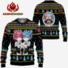 Re Zero Rem Ram Ugly Christmas Sweater Custom Anime XS12 12