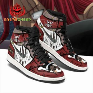 Red Hair Shanks Sword Shoes Custom Anime One Piece Sneakers 5