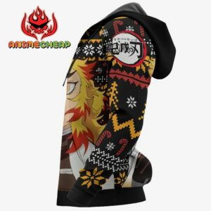 Rengoku Ugly Christmas Sweater Custom Anime Kimetsu XS12 9