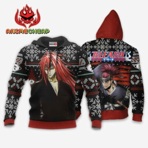Renji Abarai Ugly Christmas Sweater Custom Anime BL XS12 7