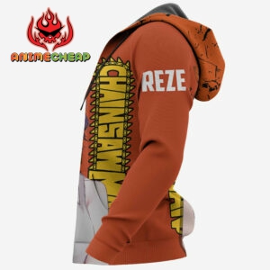Reze Hoodie Custom Chainsaw Man Anime Merch Clothes 11