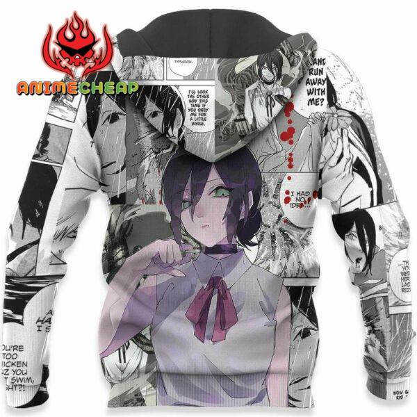 Reze Hoodie Custom Manga Style Chainsaw Man Anime Jacket Shirt 5