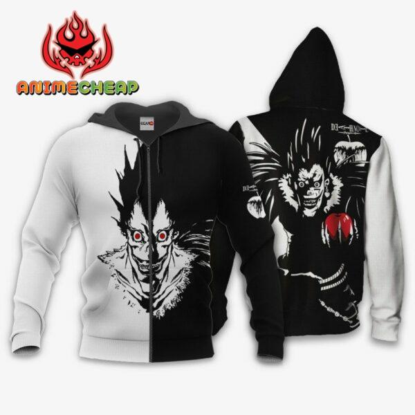 Ryuk Hoodie Custom Shirt Anime Zip Jacket 1