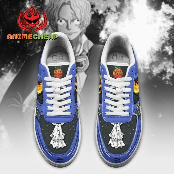Sabo Air Shoes Custom Mera Mera One Piece Anime Sneakers 3