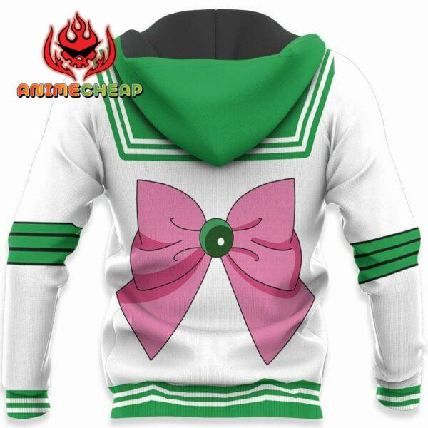 Sailor Jupiter Uniform Hoodie Shirt Sailor Moon Anime Zip Jacket 5