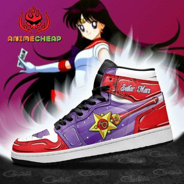Sailor Mars Shoes Custom Sailor Anime Sneakers 4