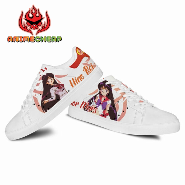 Sailor Mars Skate Shoes Custom Sailor Anime Sneakers 3