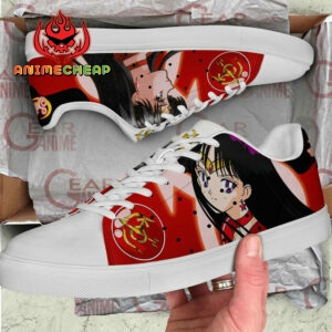 Sailor Mars Skate Shoes Sailor Anime Custom Sneakers SK10 5
