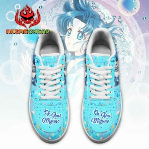 Sailor Mercury Air Shoes Custom Anime Sailor Moon Sneakers 4