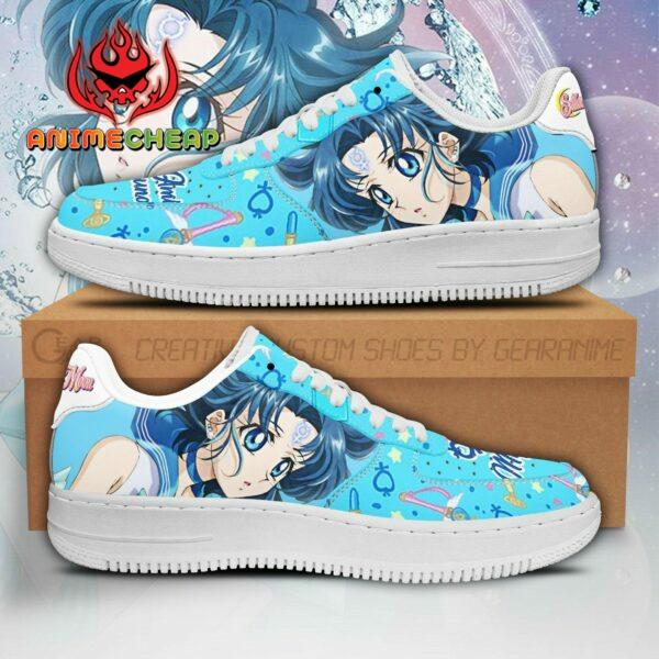 Sailor Mercury Air Shoes Custom Anime Sailor Moon Sneakers 1