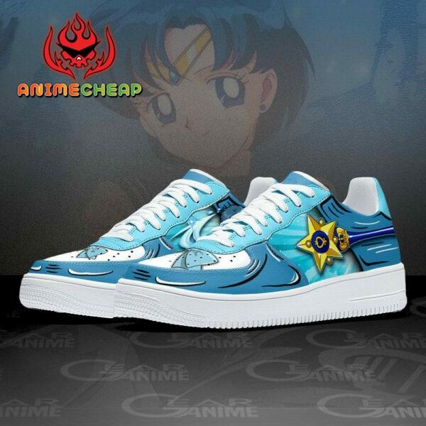 Sailor Mercury Air Shoes Custom Anime Sailor Sneakers 2