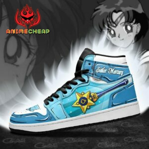 Sailor Mercury Shoes Custom Anime Sailor Sneakers 7