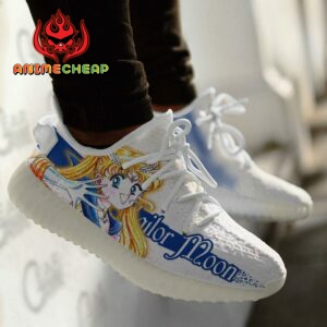 Sailor Moon Shoes Green Custom Anime Sneakers SA10 6