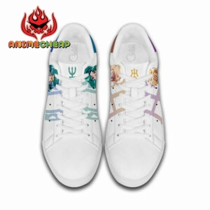Sailor Neptune And Sailor Uranus Skate Shoes Custom Sailor Anime Sneakers 7