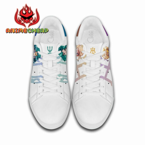 Sailor Neptune And Sailor Uranus Skate Shoes Custom Sailor Anime Sneakers 4