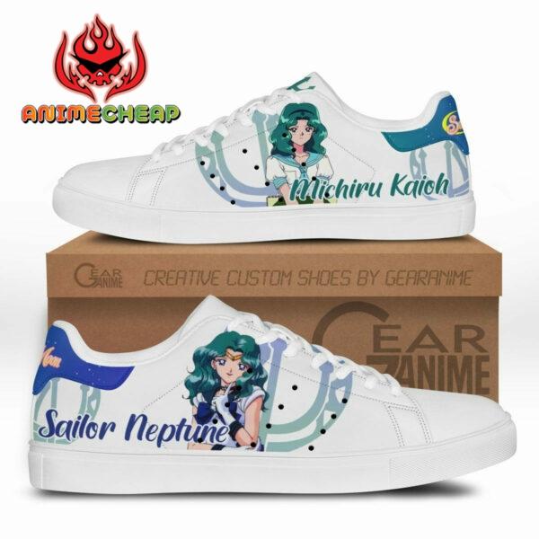 Sailor Neptune Skate Shoes Custom Sailor Anime Sneakers 1