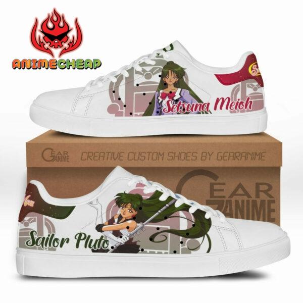 Sailor Pluto Skate Shoes Custom Sailor Anime Sneakers 1