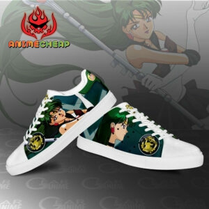 Sailor Pluto Skate Shoes Sailor Moon Anime Custom Sneakers SK10 6