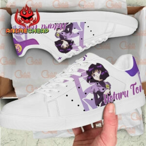 Sailor Saturn Skate Shoes Custom Sailor Anime Sneakers 5