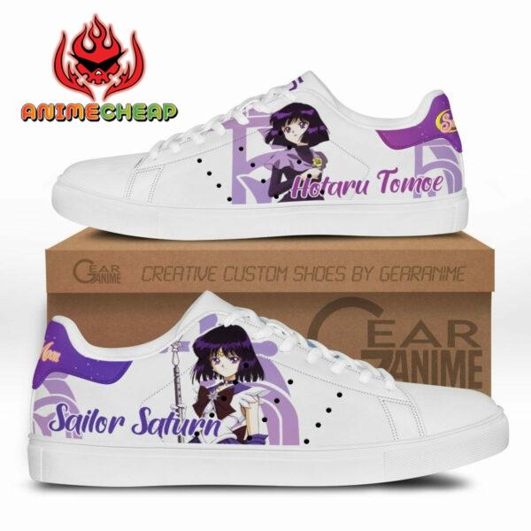 Sailor Saturn Skate Shoes Custom Sailor Anime Sneakers 1