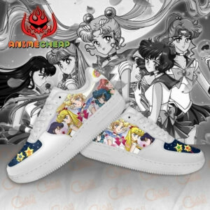 Sailor Team Sneakers Custom Sailor Anime Shoes PT10 7
