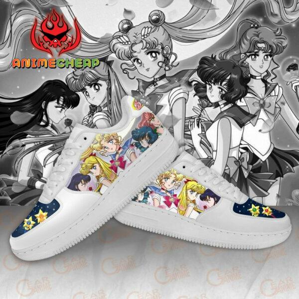 Sailor Team Sneakers Custom Sailor Anime Shoes PT10 4