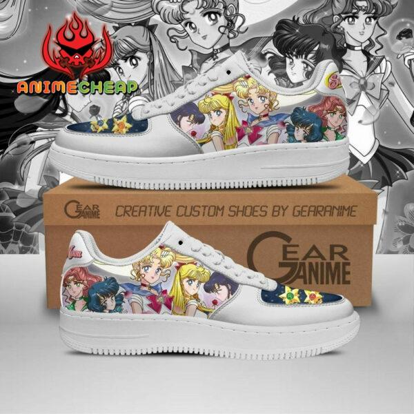 Sailor Team Sneakers Custom Sailor Anime Shoes PT10 1