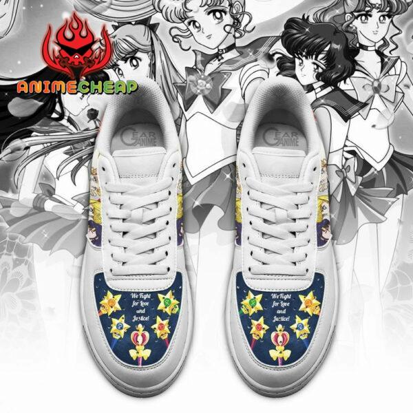 Sailor Team Sneakers Custom Sailor Anime Shoes PT10 2