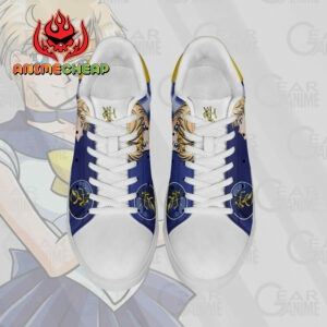 Sailor Uranus Skate Shoes Sailor Moon Anime Custom Sneakers SK10 7