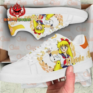 Sailor Venus Skate Shoes Custom Sailor Anime Sneakers 5