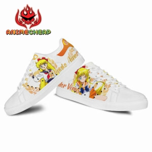 Sailor Venus Skate Shoes Custom Sailor Anime Sneakers 6