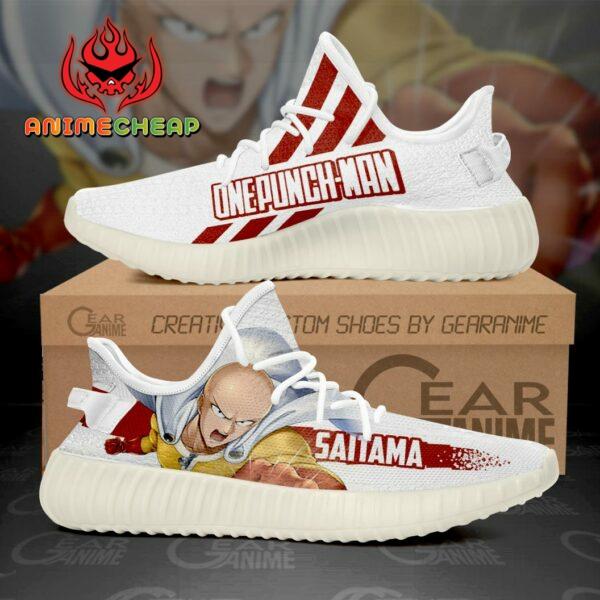 Saitama Shoes Fight One Punch Man Custom Anime Sneakers SA10 1