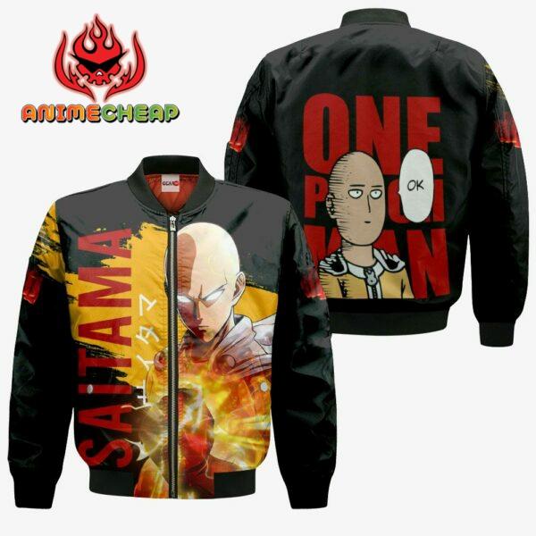 Saitama Hoodie Funny and Cool OPM Anime Merch Clothes 4