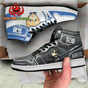 SAO Kirito and Eugeo Shoes Custom Anime Sword Art Online Sneakers 6