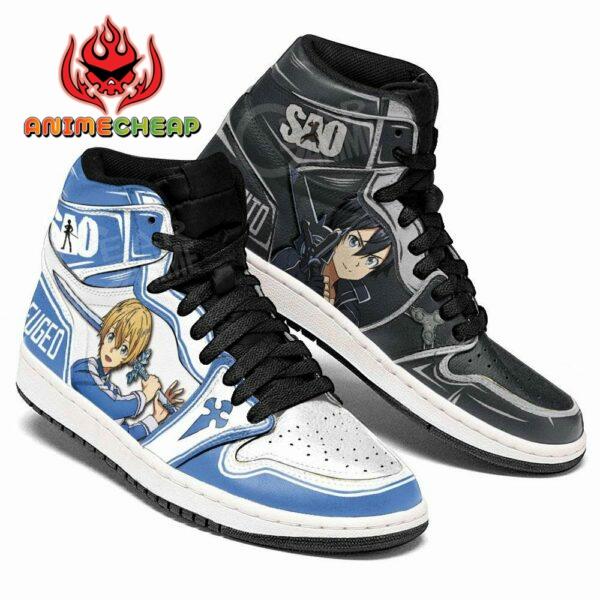 SAO Kirito and Eugeo Shoes Custom Anime Sword Art Online Sneakers 2