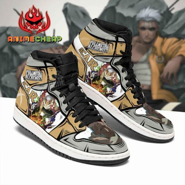 Scar Fullmetal Alchemist Shoes Anime Custom Sneakers Fan Gift 2