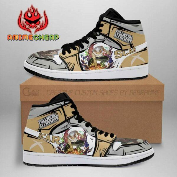 Scar Fullmetal Alchemist Shoes Anime Custom Sneakers Fan Gift 1